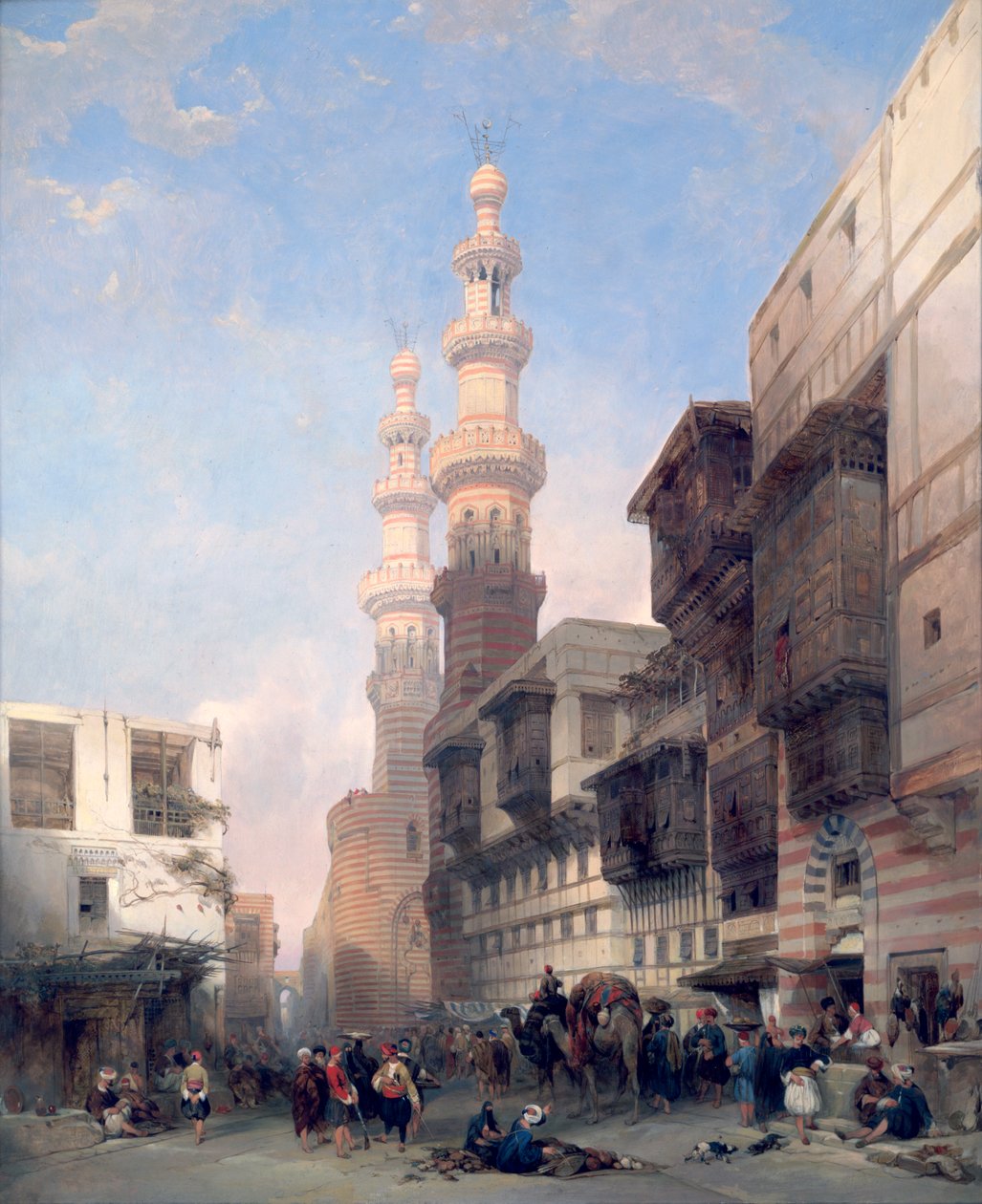 Metawalea-porten, 1843 af David Roberts