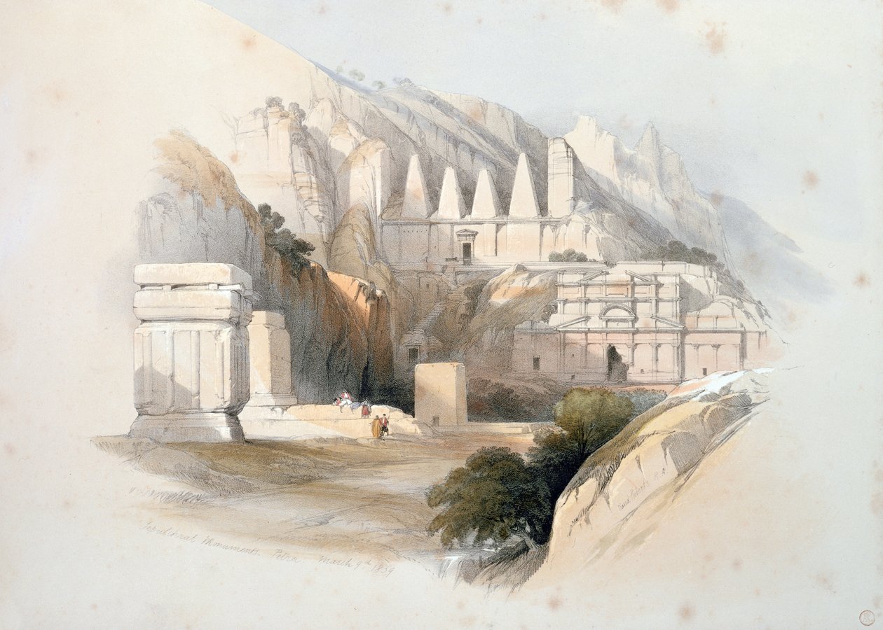 Necropolis, Petra, fra bind III af 