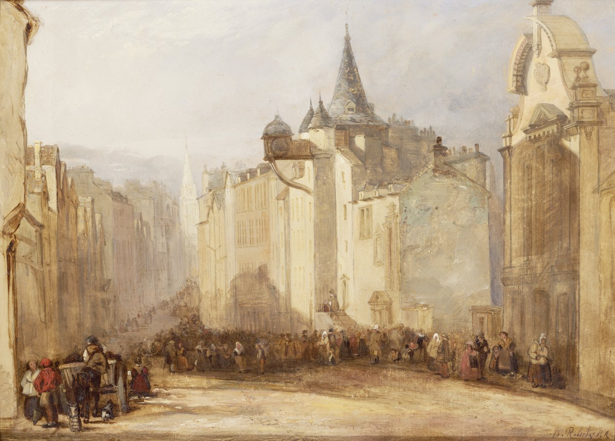 Toll House, Edinburgh af David Roberts