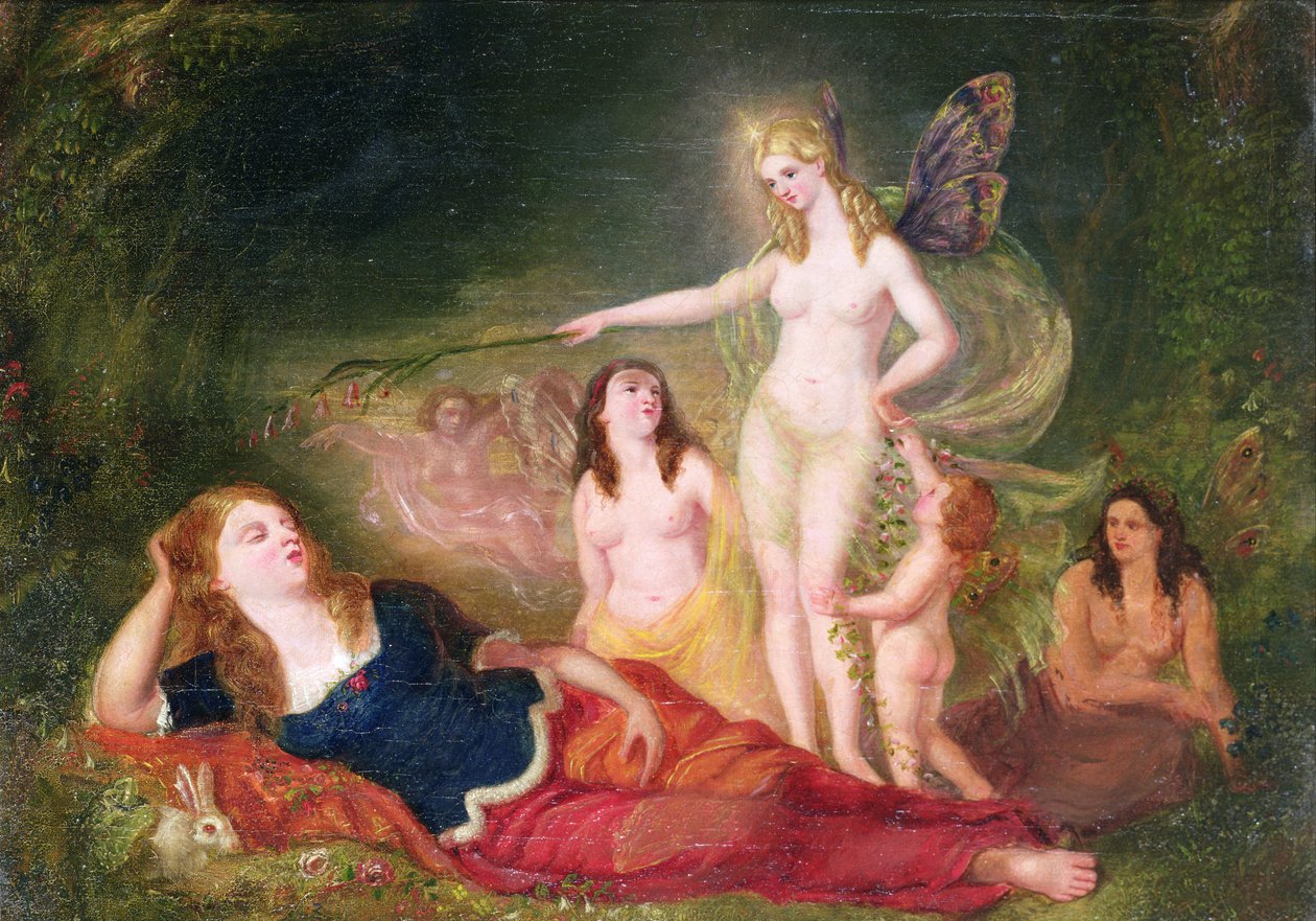 En skærsommernatsdrøm, 1840 af David Scott
