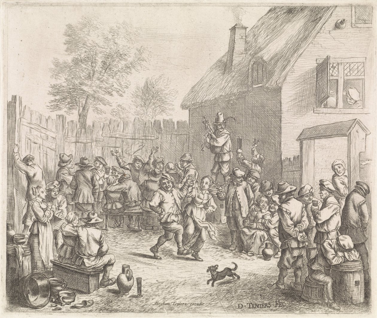 Landmandsmesse af David Teniers (II)