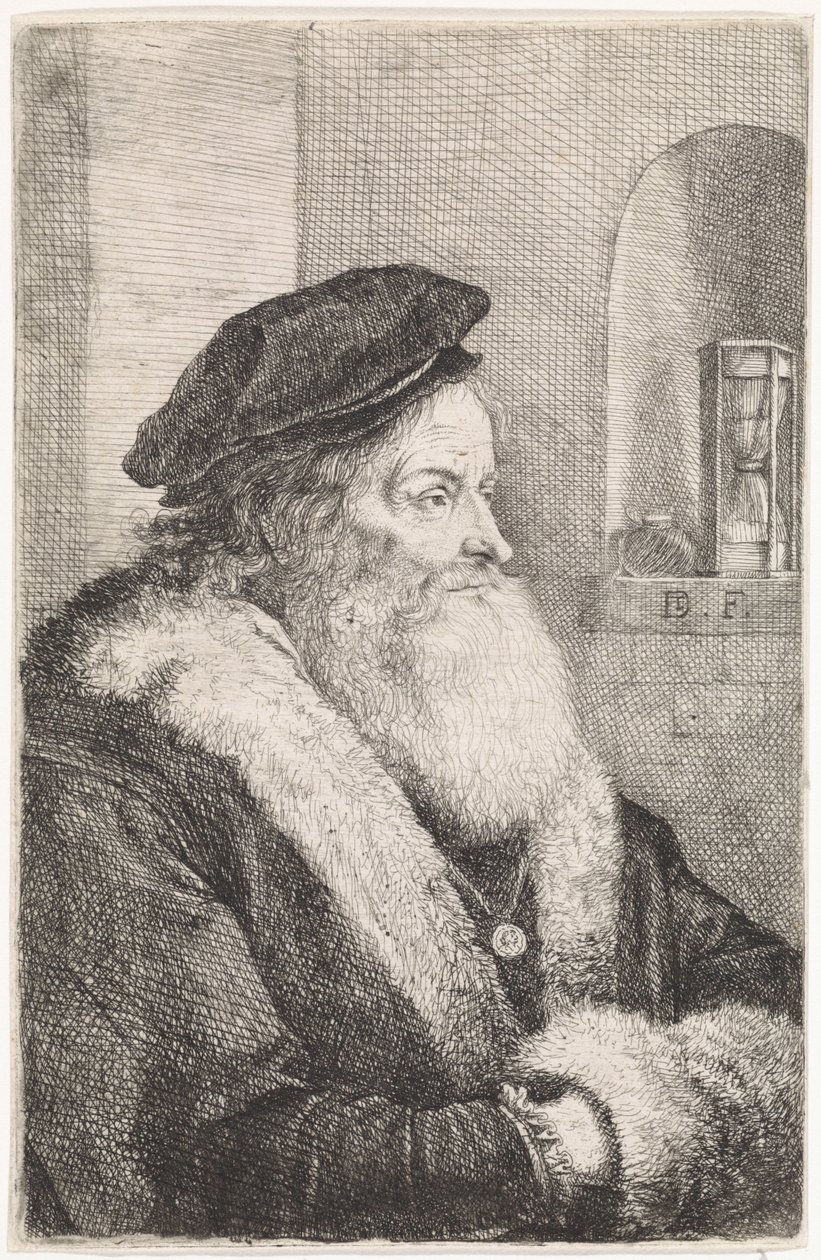 Gammel mand med skæg af David Teniers (II)