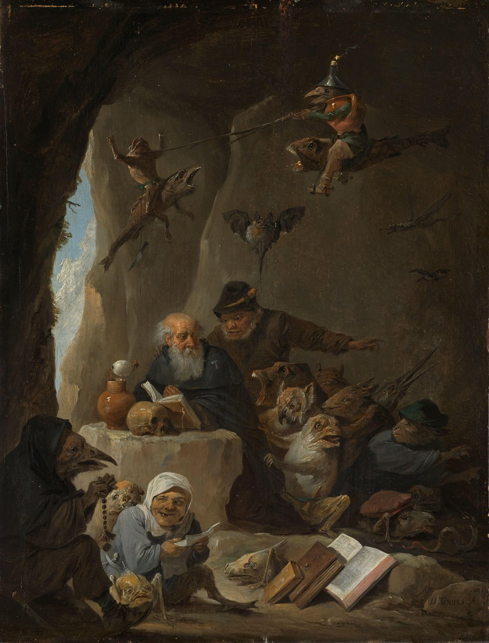 Sankt Anthonys fristelse af David Teniers (II)