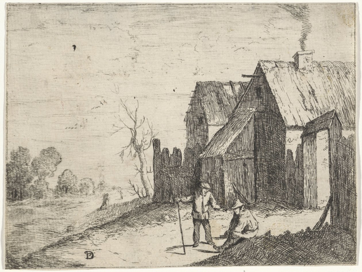 To landmænd i samtale af David Teniers (II)
