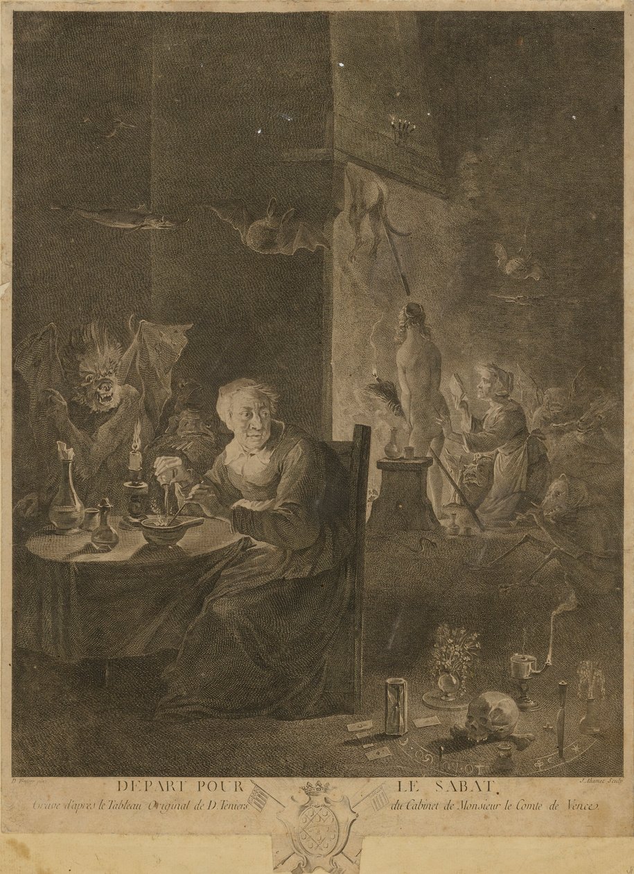 Afgang til Sabat af David Teniers