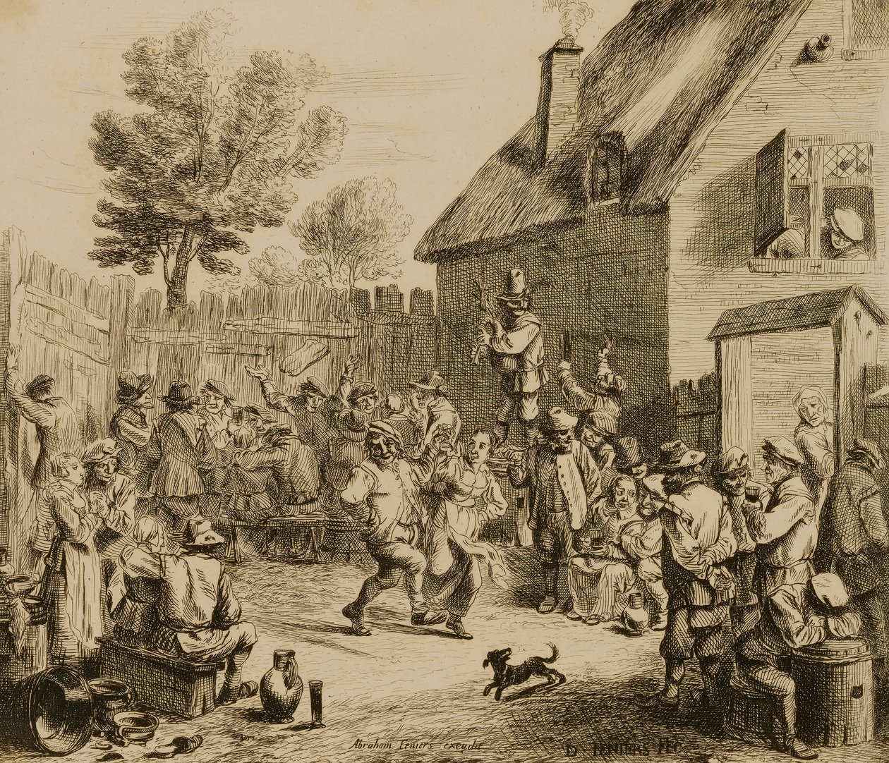 Bryllupsfestival af David Teniers