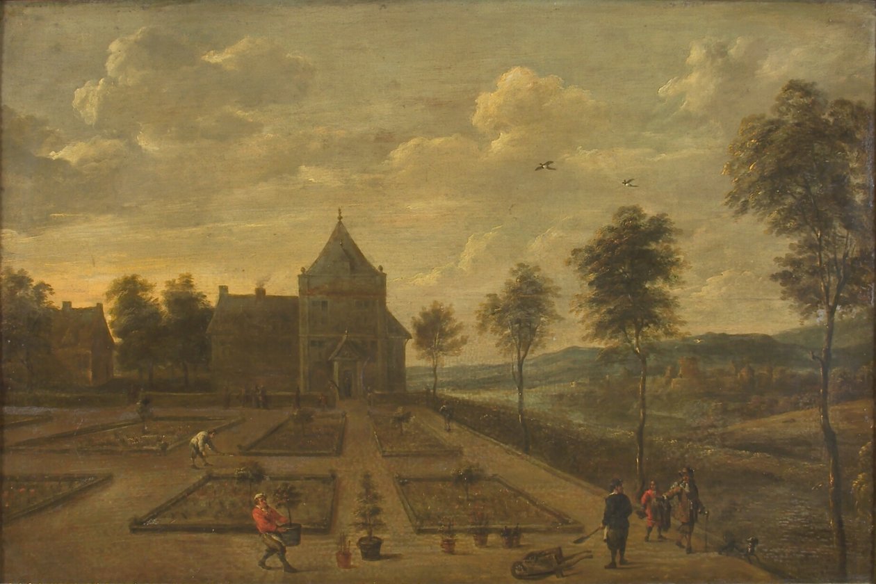 En have foran et sæde på landet af David Teniers II