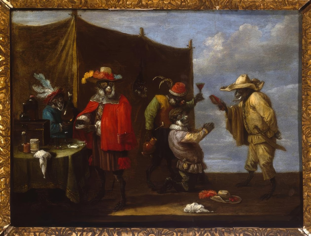 Singeri af David Teniers the Younger
