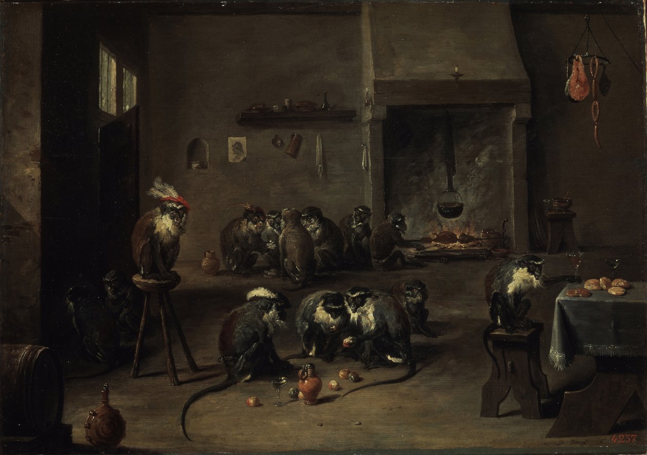 Aber i køkkenet, 1640