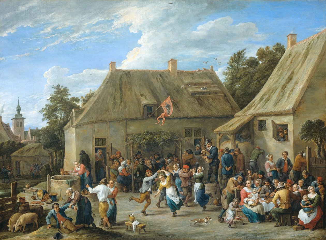 Bonde Kermis af David Teniers the Younger
