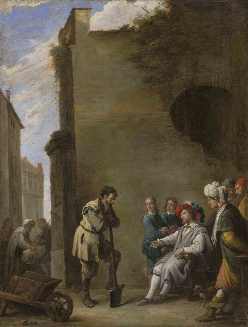 Lignelsen om arbejderne i vingården af David Teniers the Younger