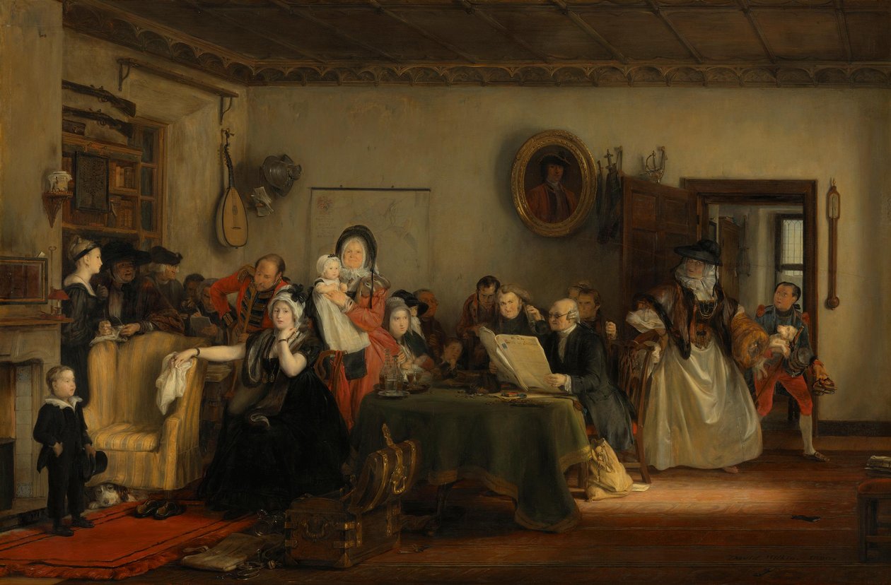 Åbningen af testamentet af David Wilkie