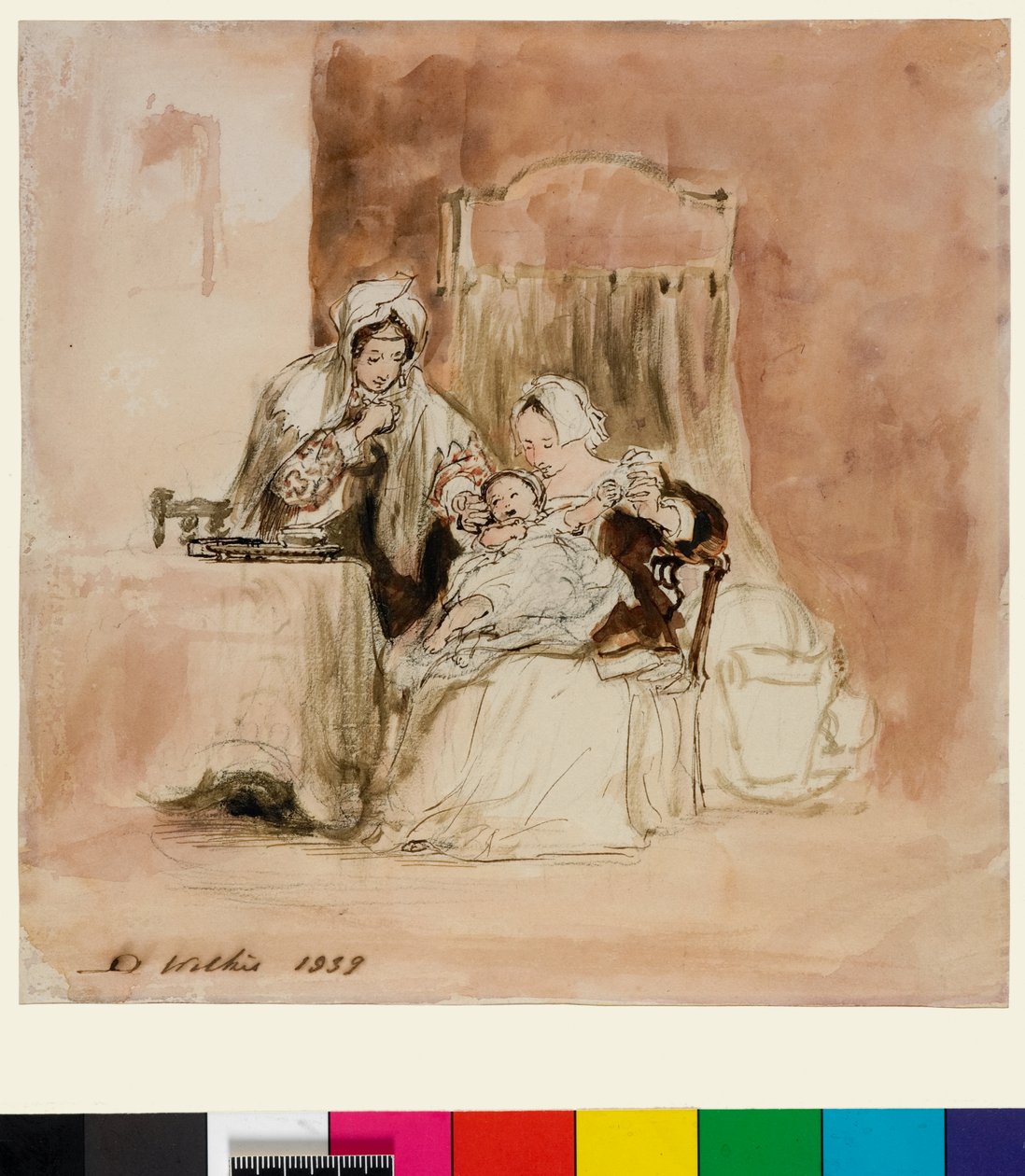 Bedstemorens besøg af David Wilkie