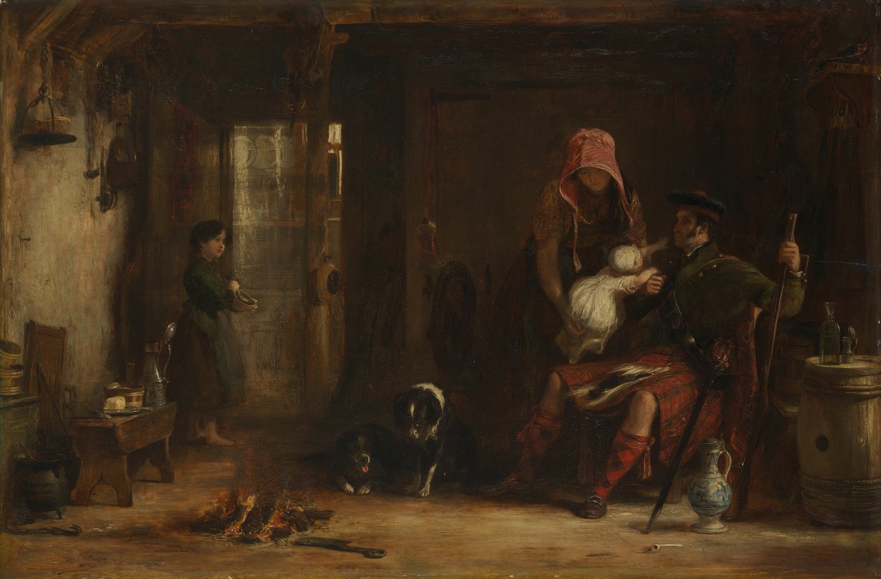 The Highland Family, 1824. af David Wilkie