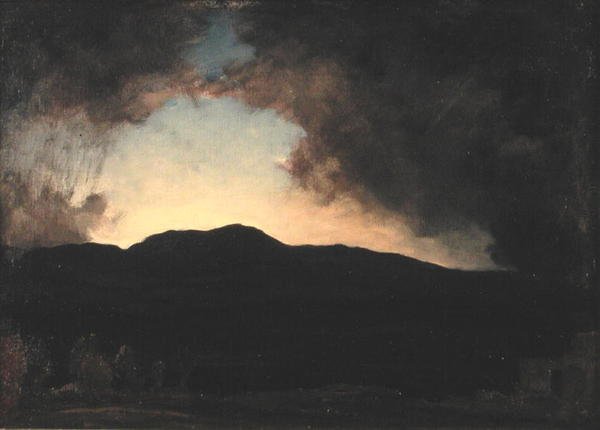Afterglow, Menteith (olie på lærred) af David Young Cameron
