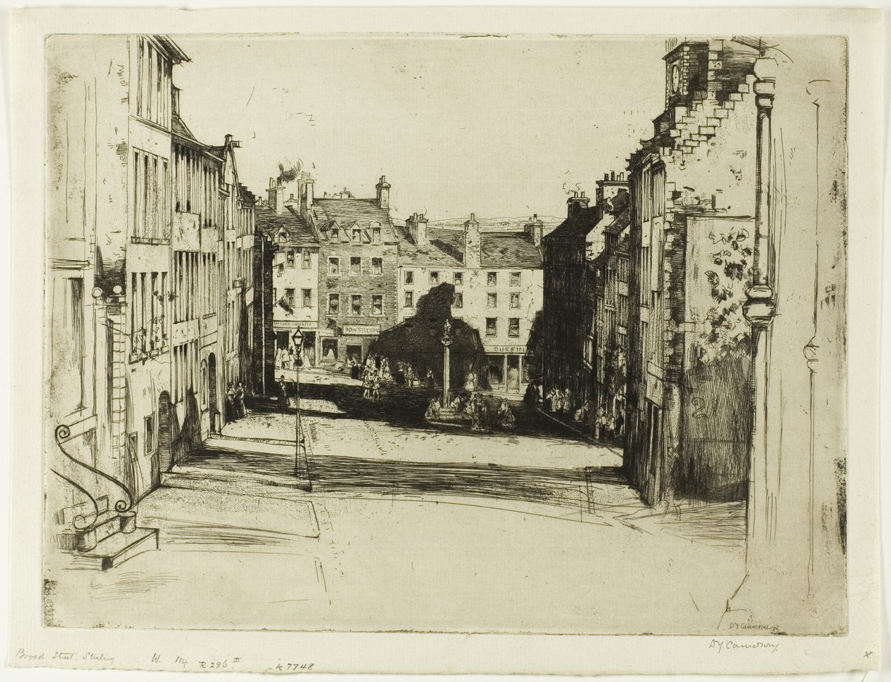 Broad Street, Stirling af David Young Cameron