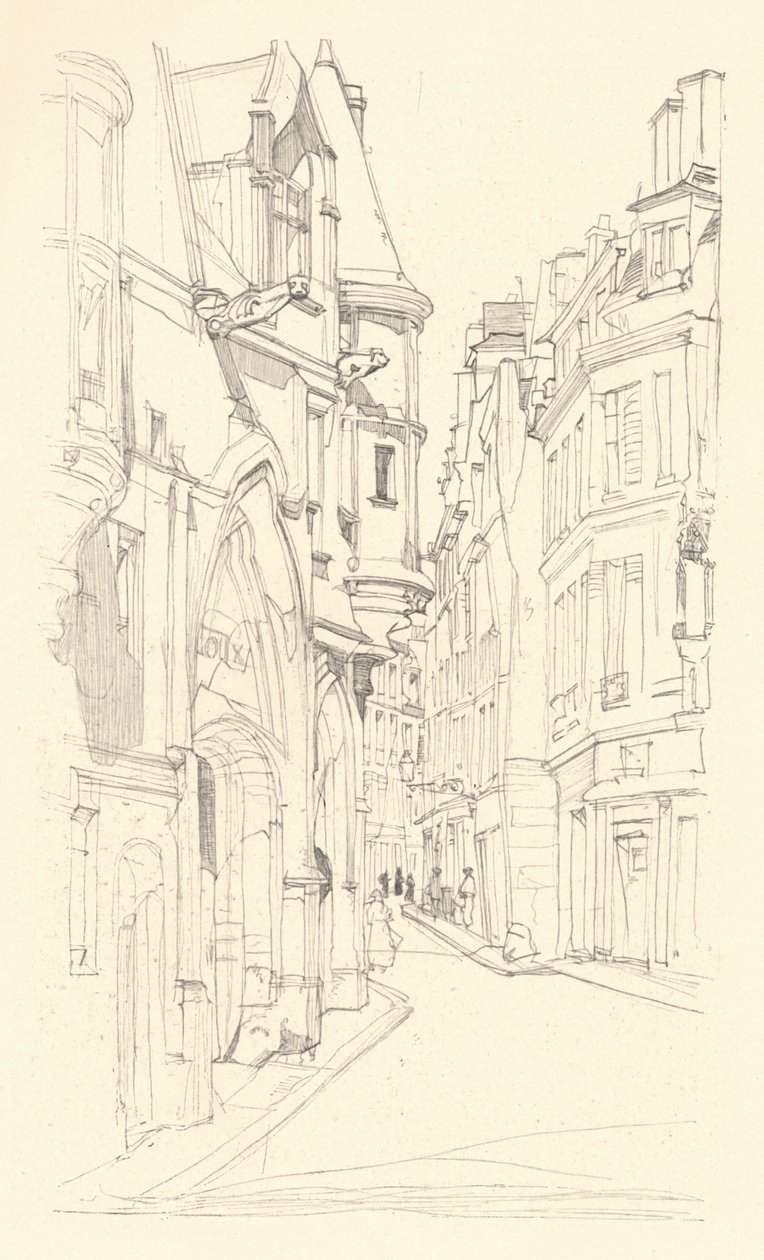 Sens Hotel, 1915 af David Young Cameron