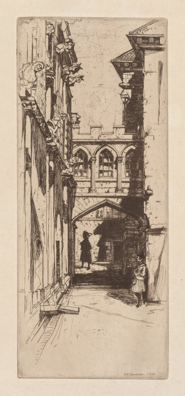 I Stirling Castle eller A Scottish Palace Un Palais Ecossais, 1899. af David Young Cameron