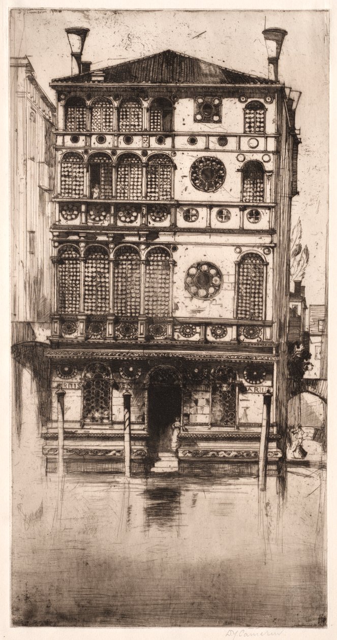 Palazzo Dario, Venedig af David Young Cameron
