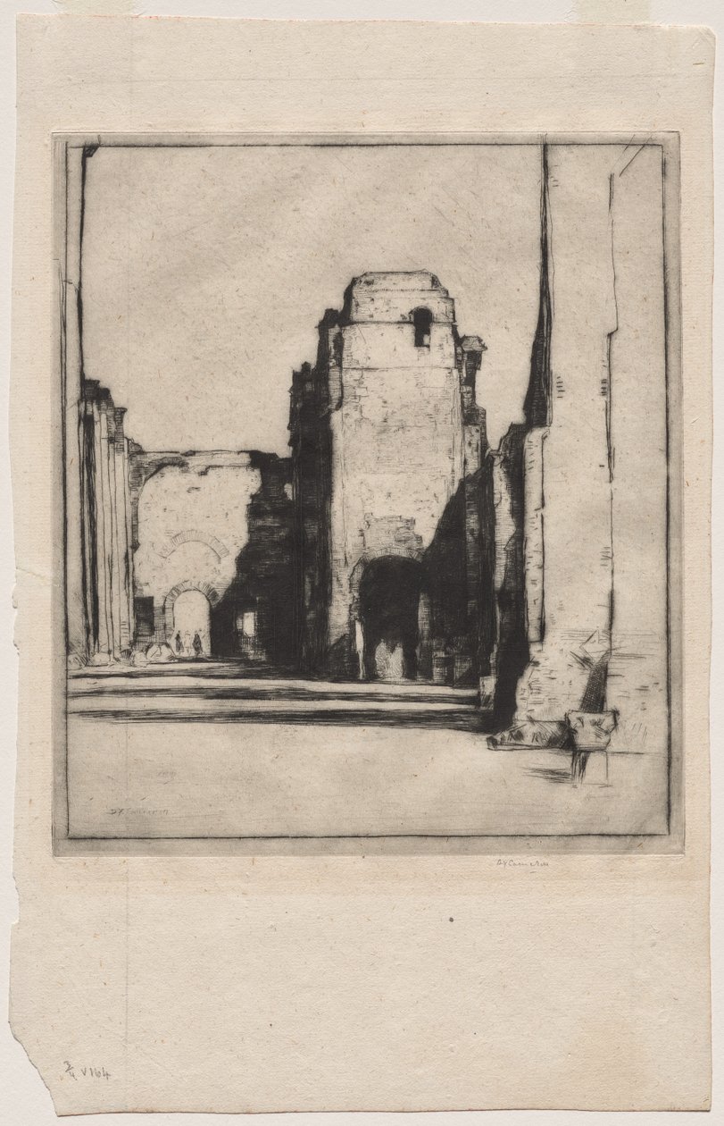 Tepidarium, Caracalla-bade af David Young Cameron