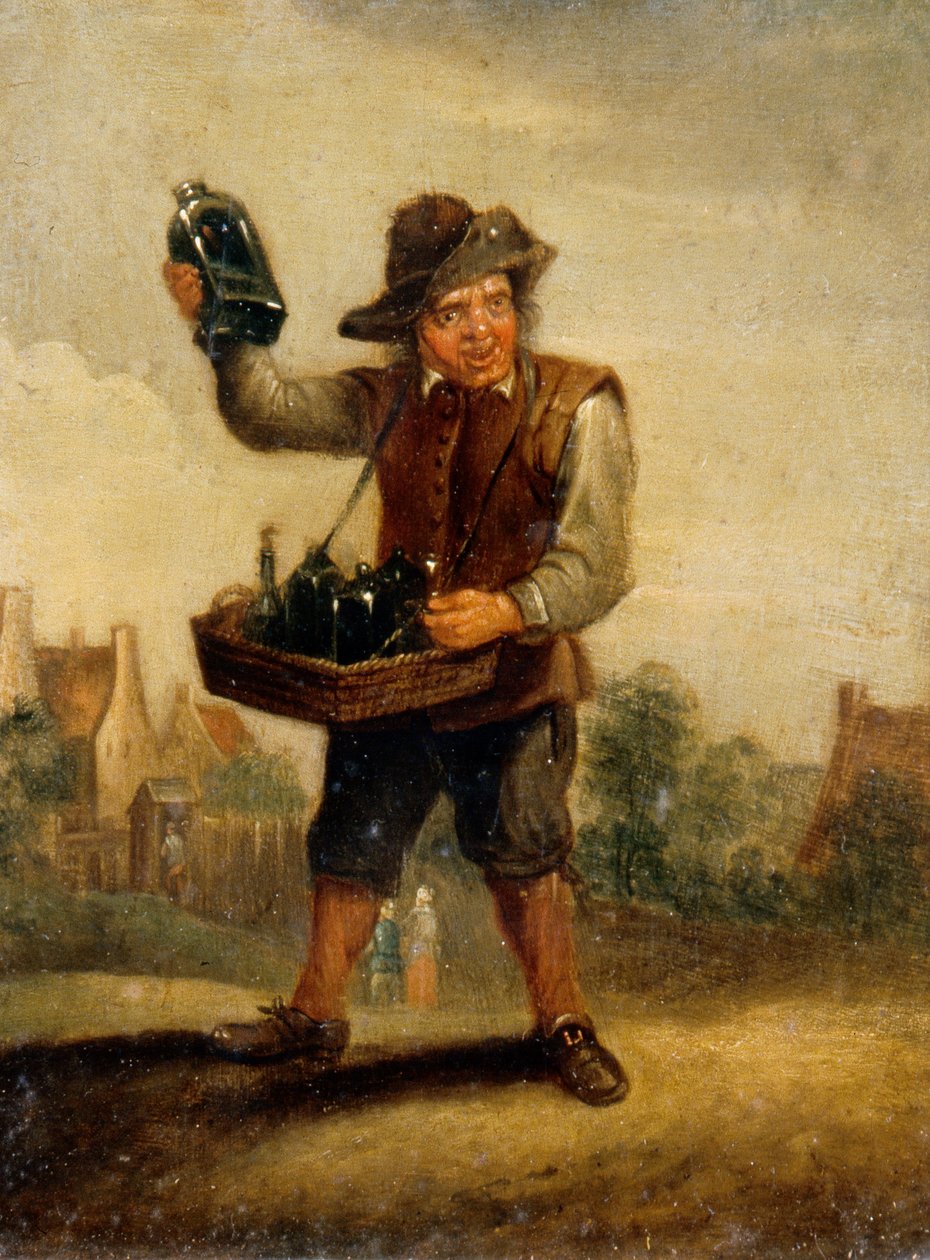 Taste, ca. 1800 (olie på panel) af David the Younger (after) Teniers