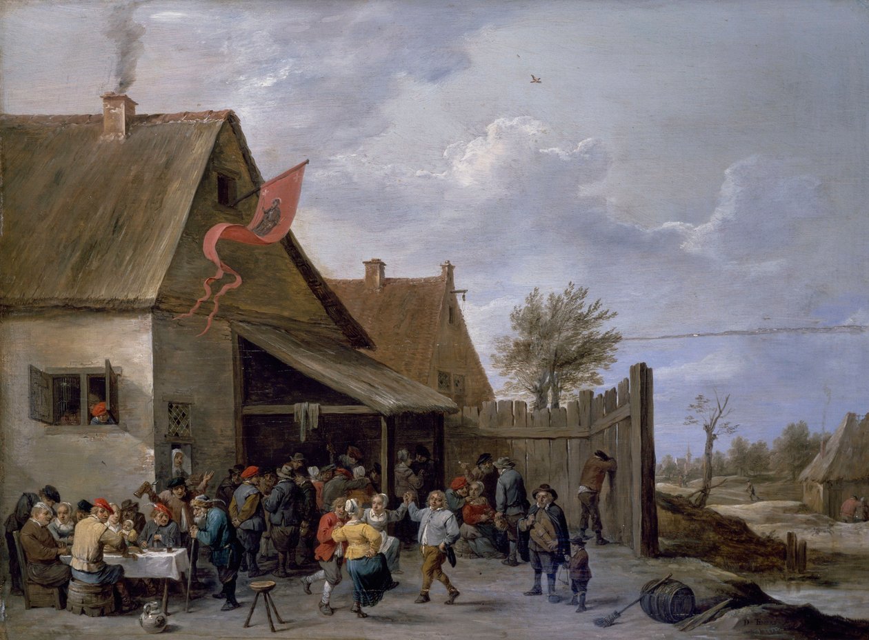 Kermis på Sankt Georgs dag af David Teniers the Younger