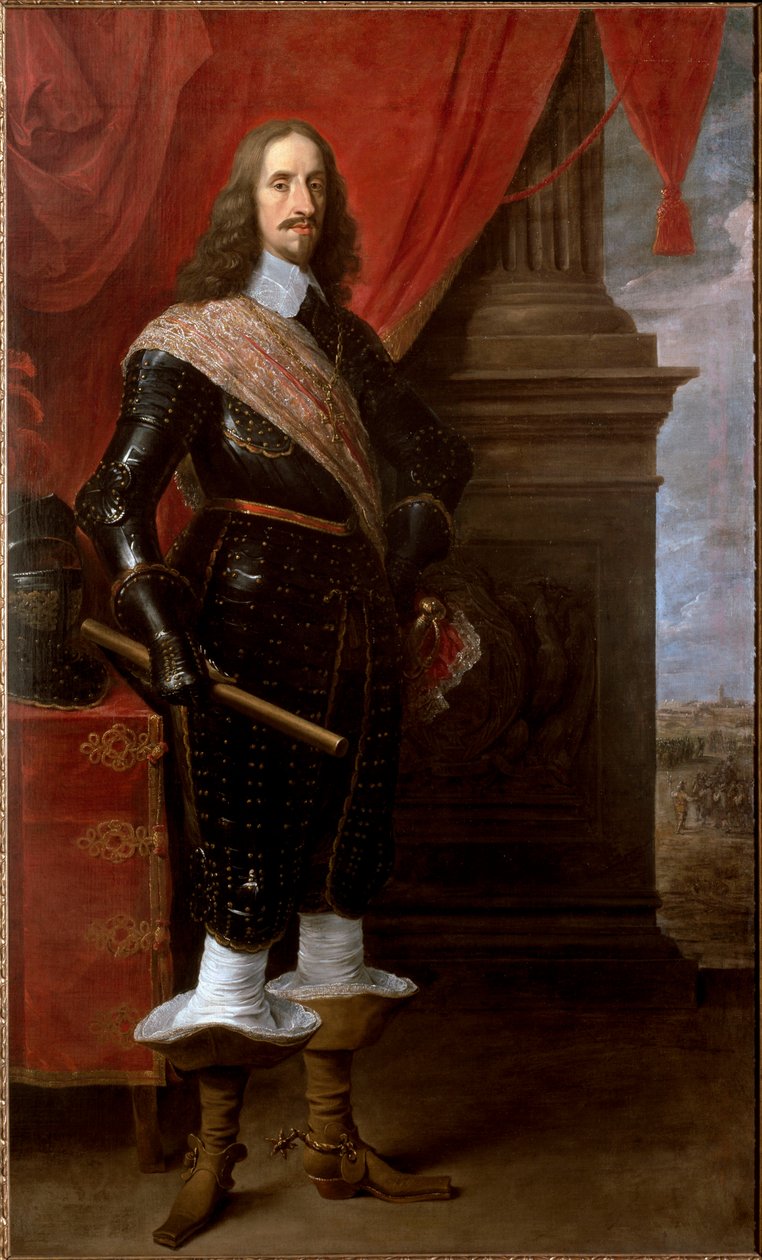 Portræt af ærkehertug Leopold Wilhelm af Østrig, foran belejringen af Gravelines i 1652. (Maleri, ca. 1655) af David Teniers the Younger