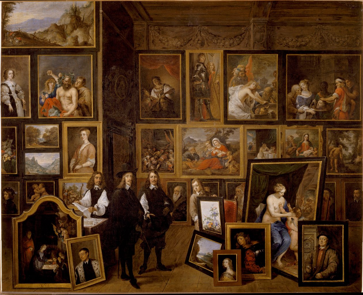 Ærkehertug Leopold Wilhelms kunstsamling i Bruxelles (maleri af David Teniers the Younger