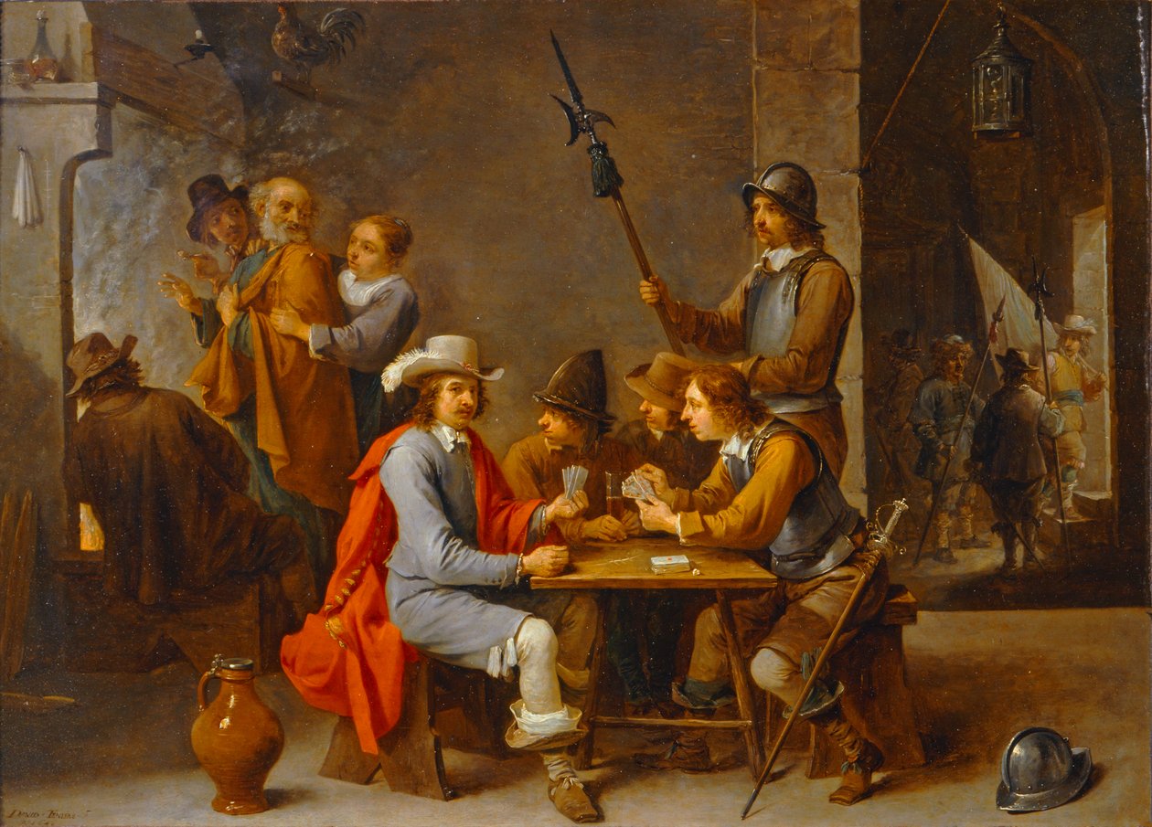 Benægtelsen af Sankt Peter af David the Younger Teniers