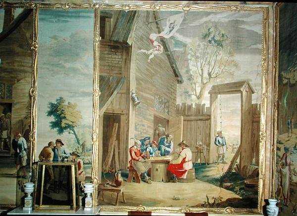 Spillet med kort af David Teniers the Younger