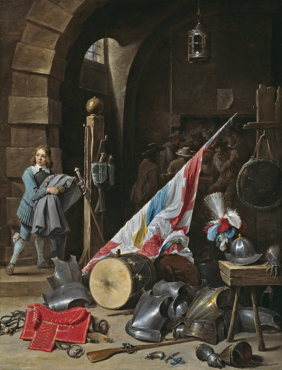 Vagthuset, 1640-50 af David Teniers the Younger