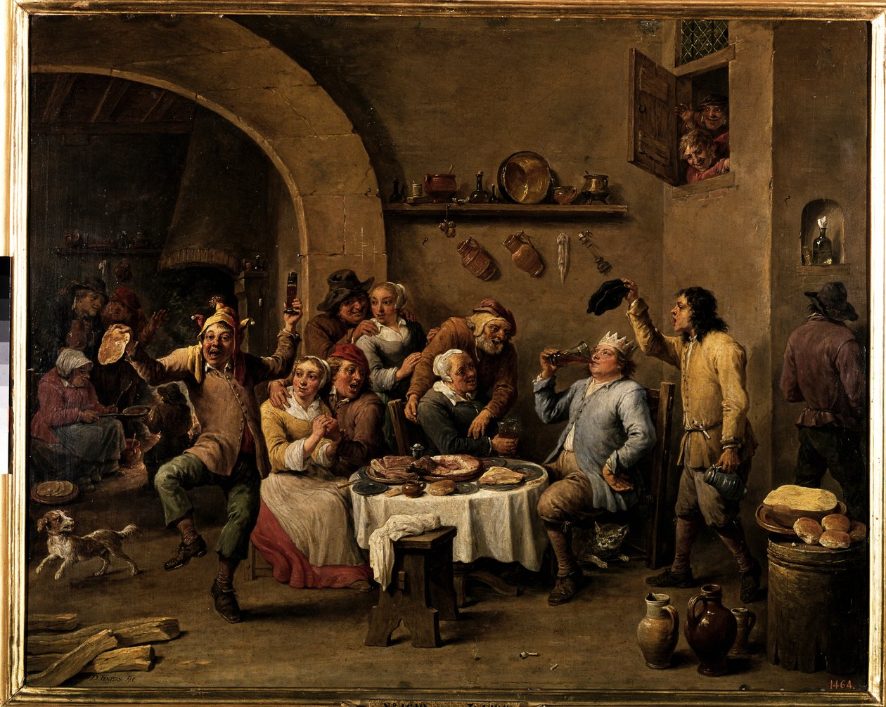 Kongen drikker af David Teniers the Younger