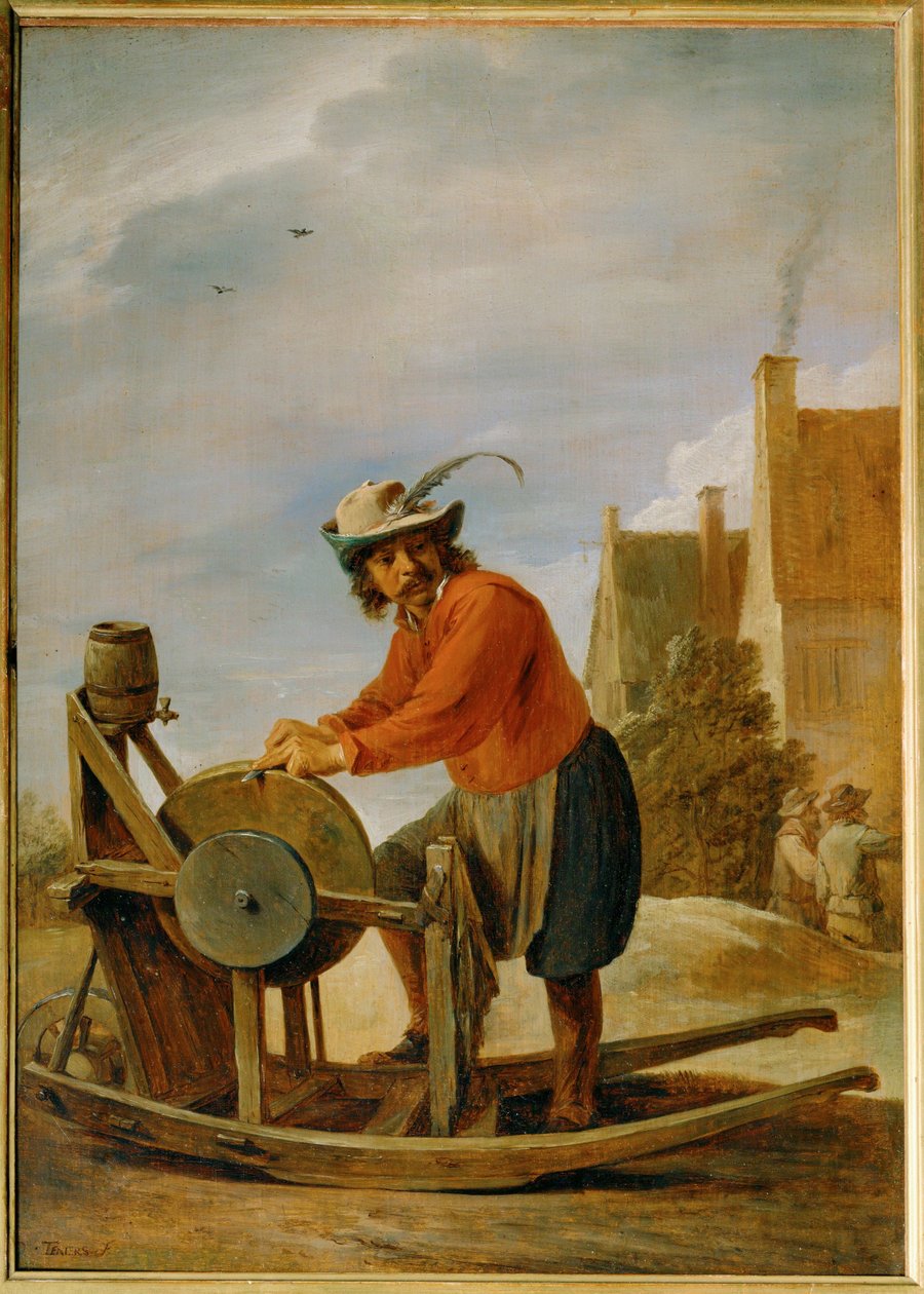 Knivsliberen ... af David the Younger Teniers