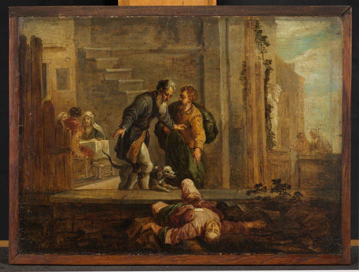 Tobit og den døde israelit (efter Domenico Fetti) af David Teniers the Younger