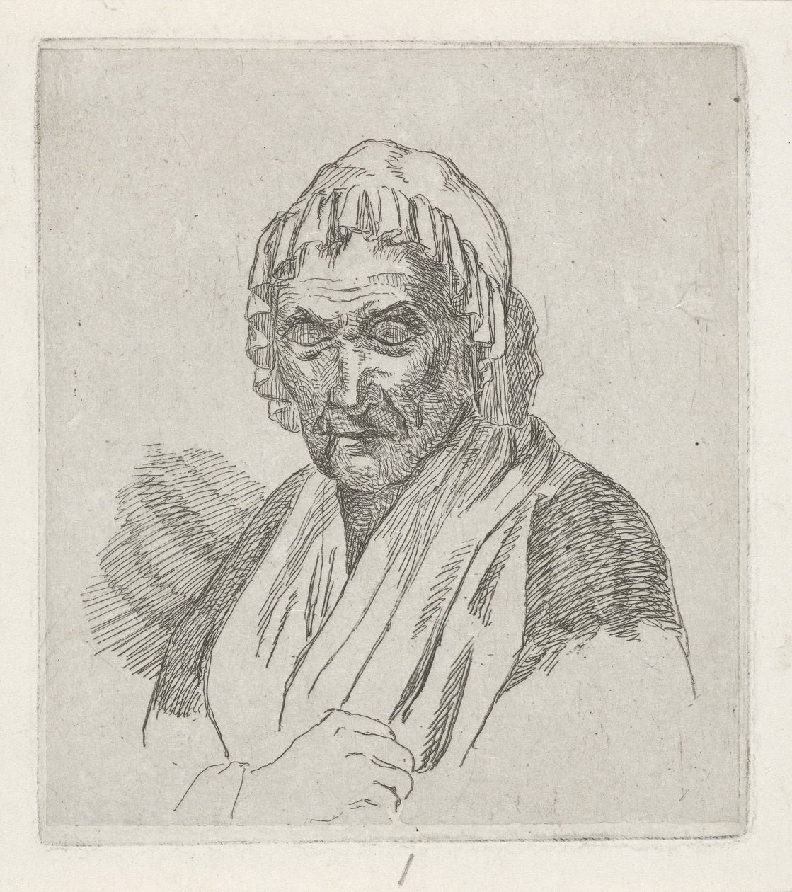 Gammel dame af David van der Kellen