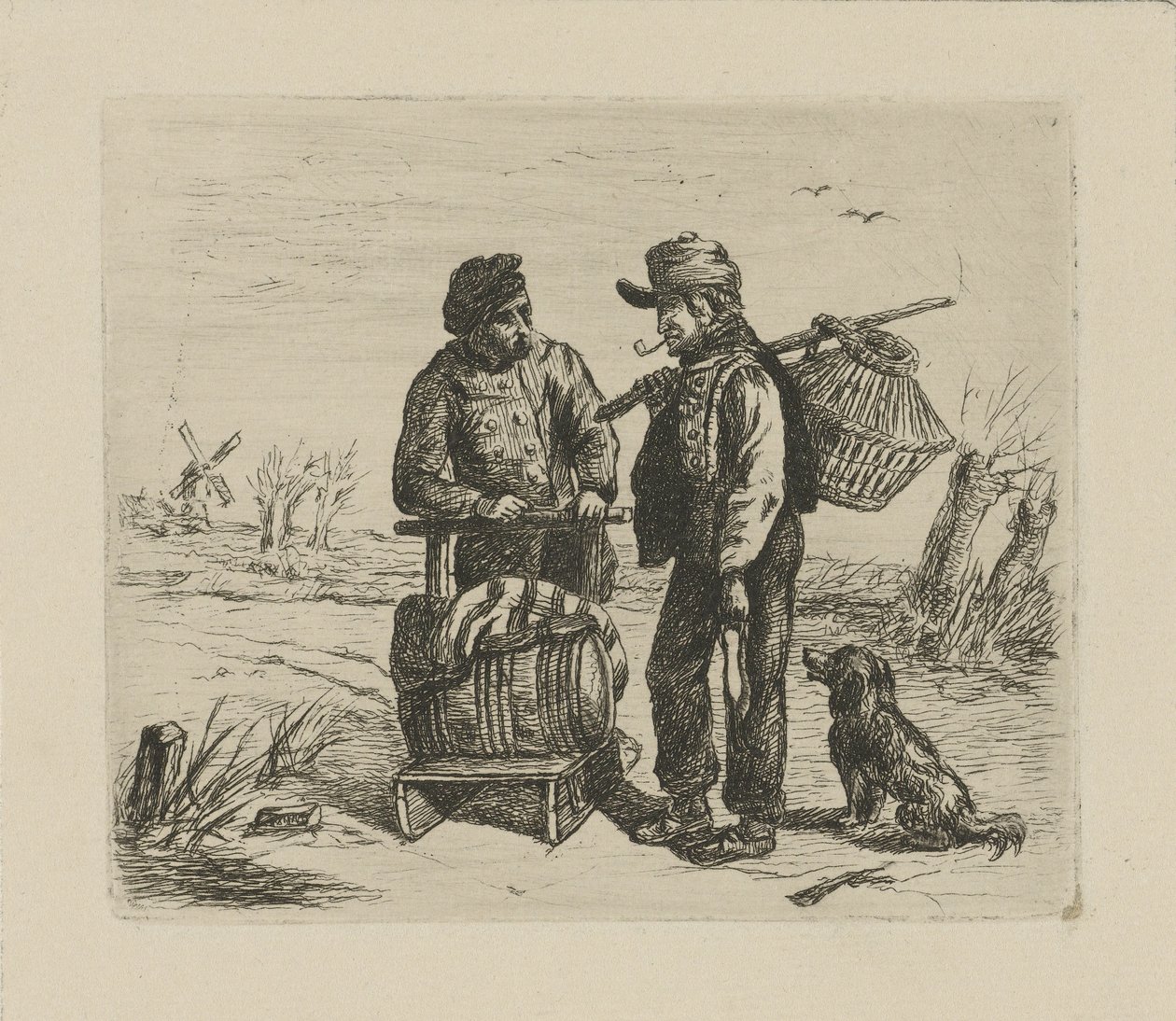 vinter ansigt af David van der Kellen