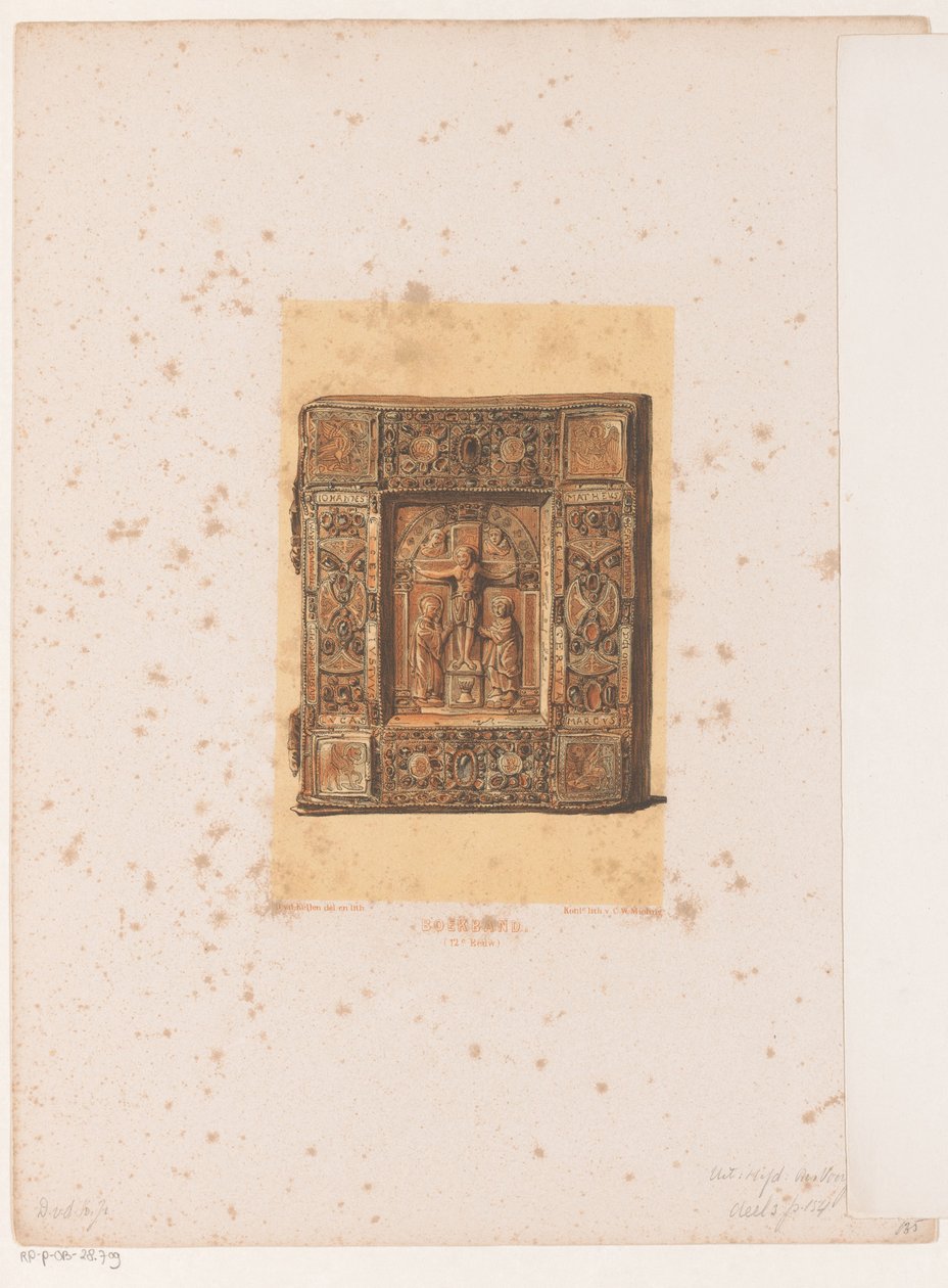 Bogbind, 1100-tallet af David van der Kellen