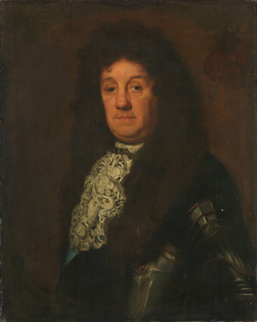 Portræt af Cornelis Tromp (1629-91), viceadmiral af Holland og Vestfrisland af David van der Plas