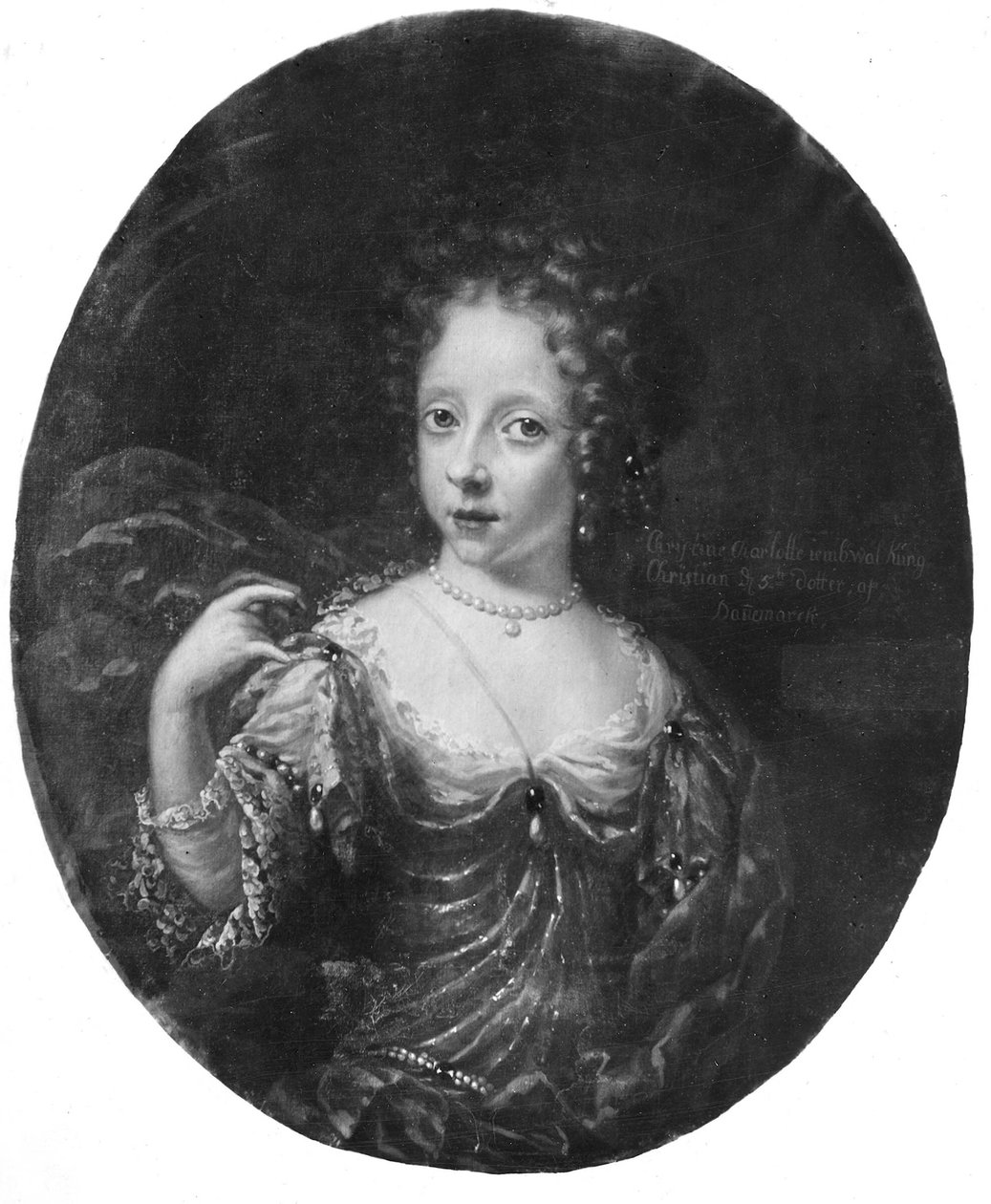 Kristina Charlotta, 1679-1689, prinsesse af Danmark af David von Krafft