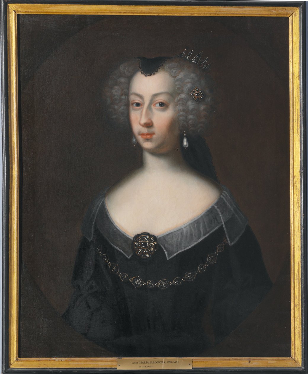 Maria Eleonora, 1599–1655, dronning af Sverige, prinsesse af Brandenburg af David von Krafft