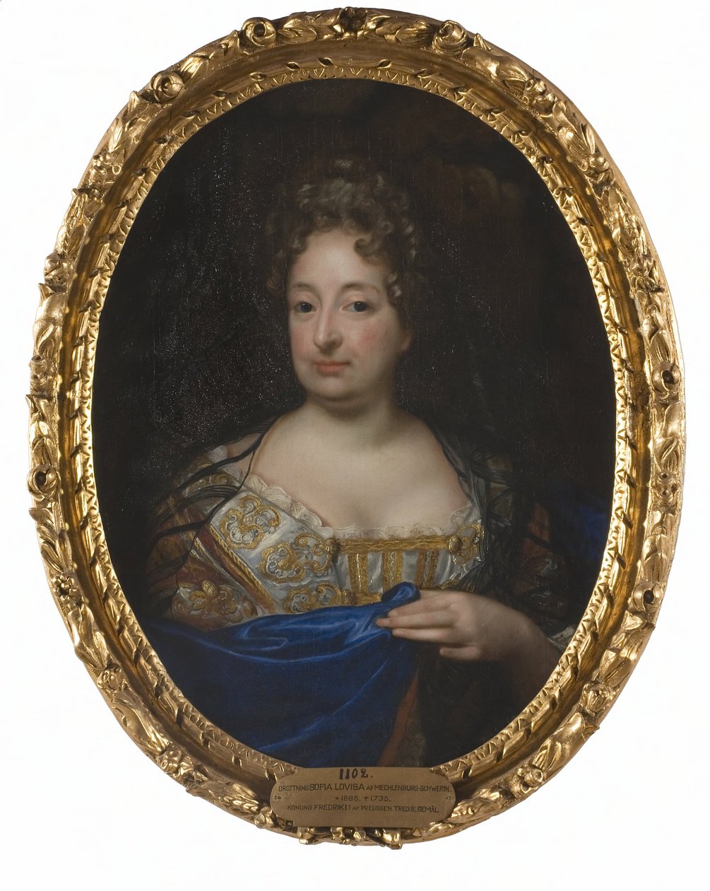 Sofia Charlotta, 1668-1705, prinsesse af Pfalz, hertuginde af Braunschweig-Lüneburg af David von Krafft
