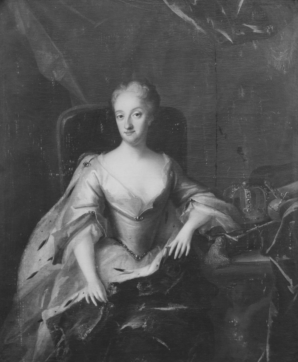 Ulrika Eleonora den Yngre, 1688-1741, dronning af Sverige af David von Krafft