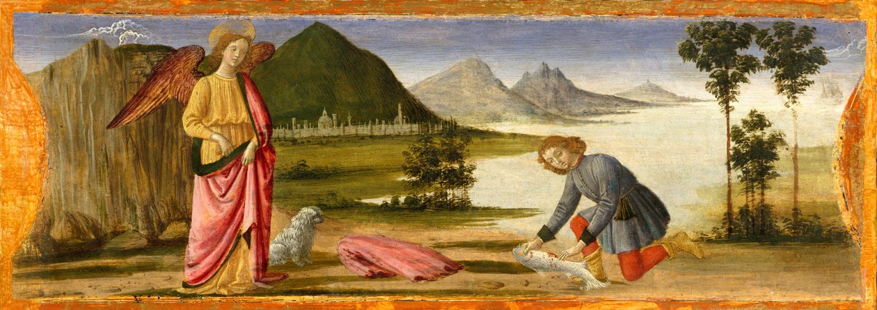 Tobias og englen, ca. 1479. af Davide Ghirlandaio