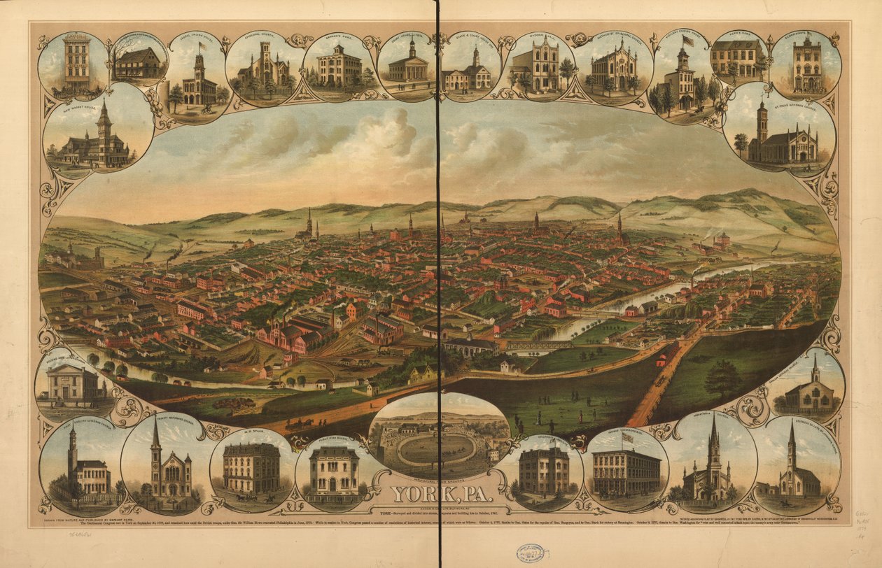 York, Pa. af Davoust A. Hoen and Co. Kern