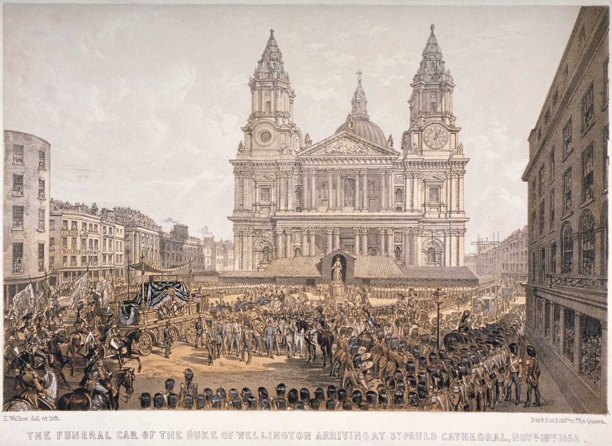 Begravelse af hertugen af Wellington, St Paul