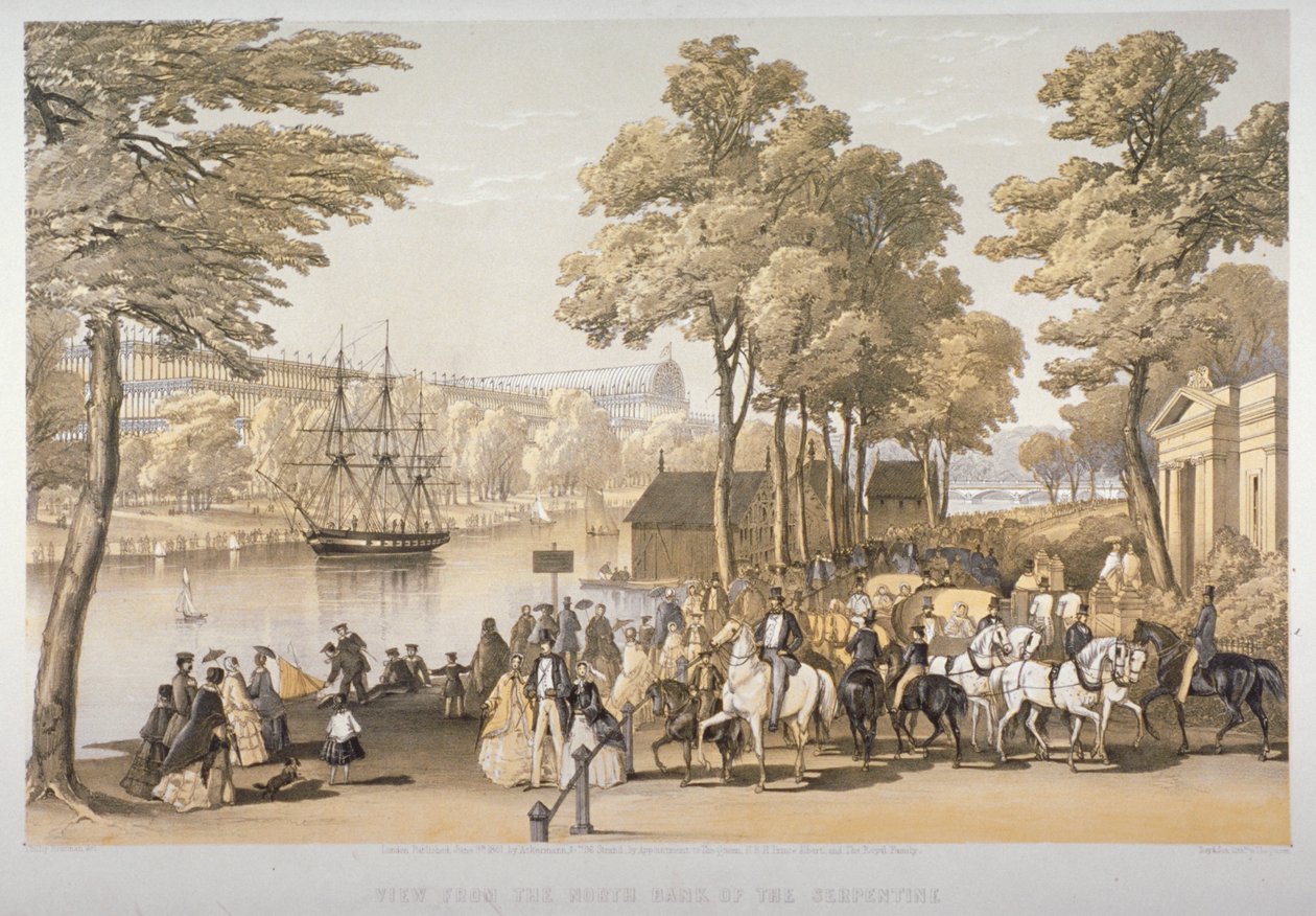 The Great Exhibition, Hyde Park, Westminster, London, 1851. af Day and Son