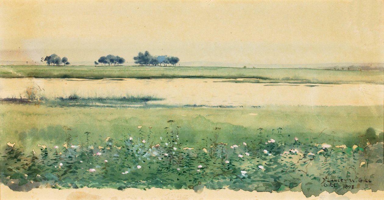 Landskab med moser, 1898. af De Lancey Gill