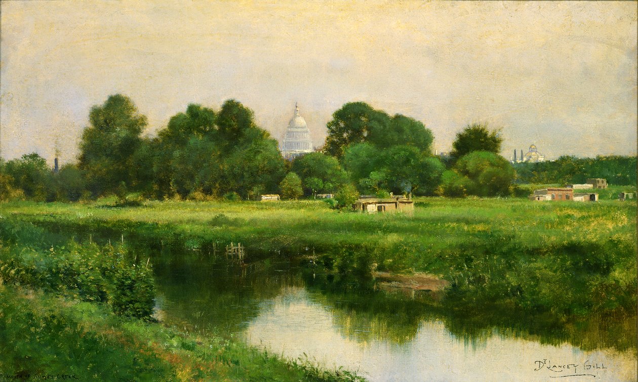 Munden af James Creek, n.d. af De Lancey Gill