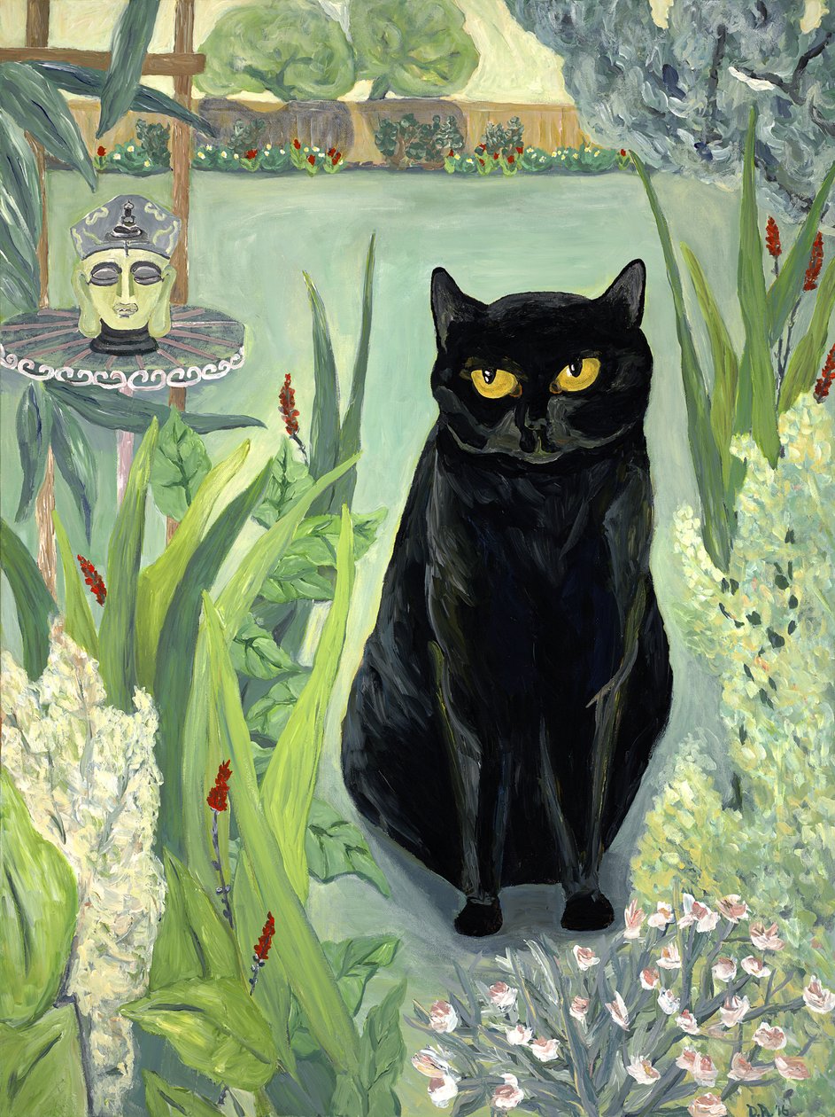 Toby, 2012 (akryl på lærred) af Deborah Eve Alastra