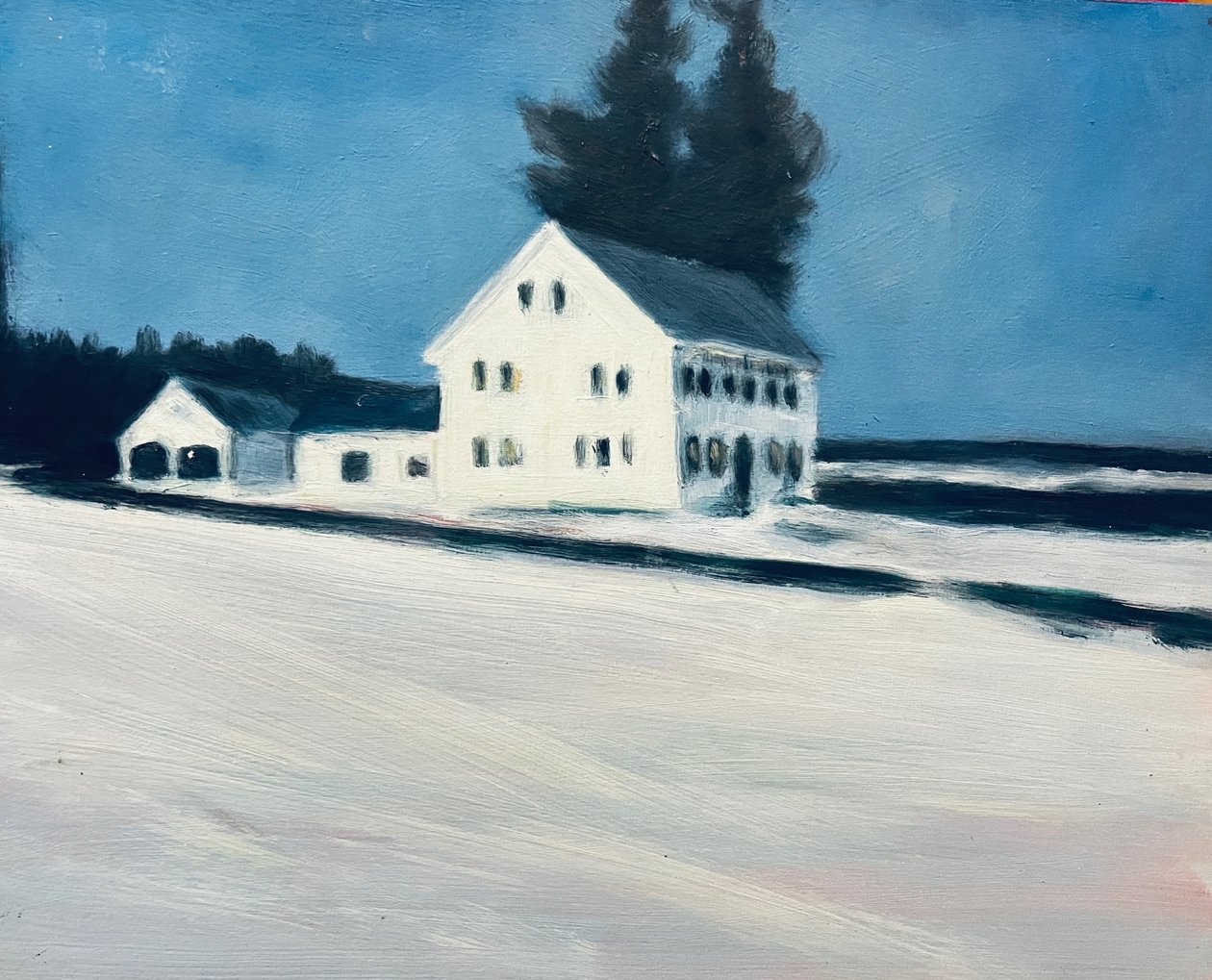 Fortidens charme, 2000 (olie på plade) af Deborah Stevenson